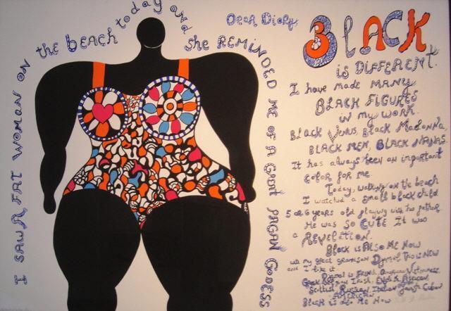Black is Different by Niki de Saint-Phalle