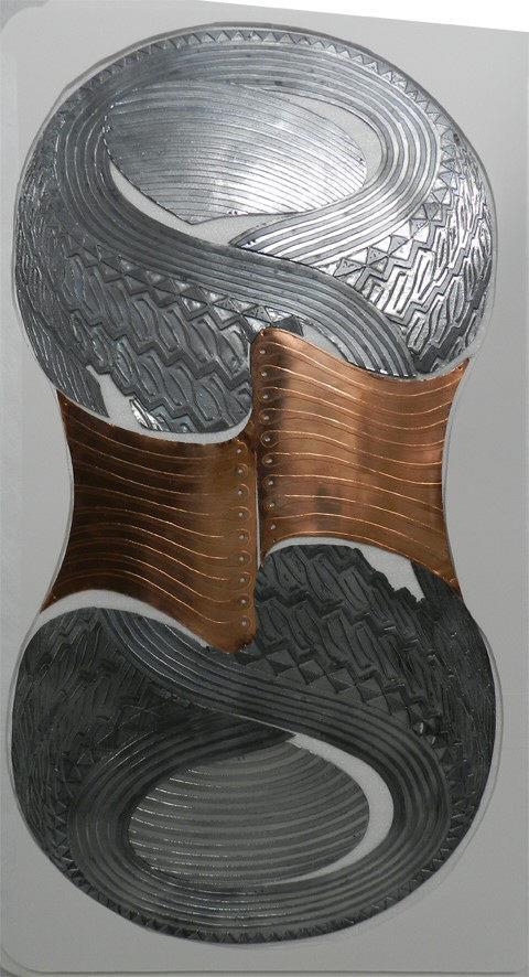 Matriz da gravura "Pneu cintado" by Rossini Perez